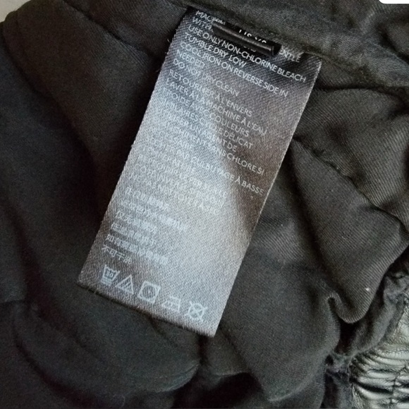 LIKE NEW! Free People Dolman Quilted Vegan Leather Jacket Black Womens Size L - Picture 6 of 9